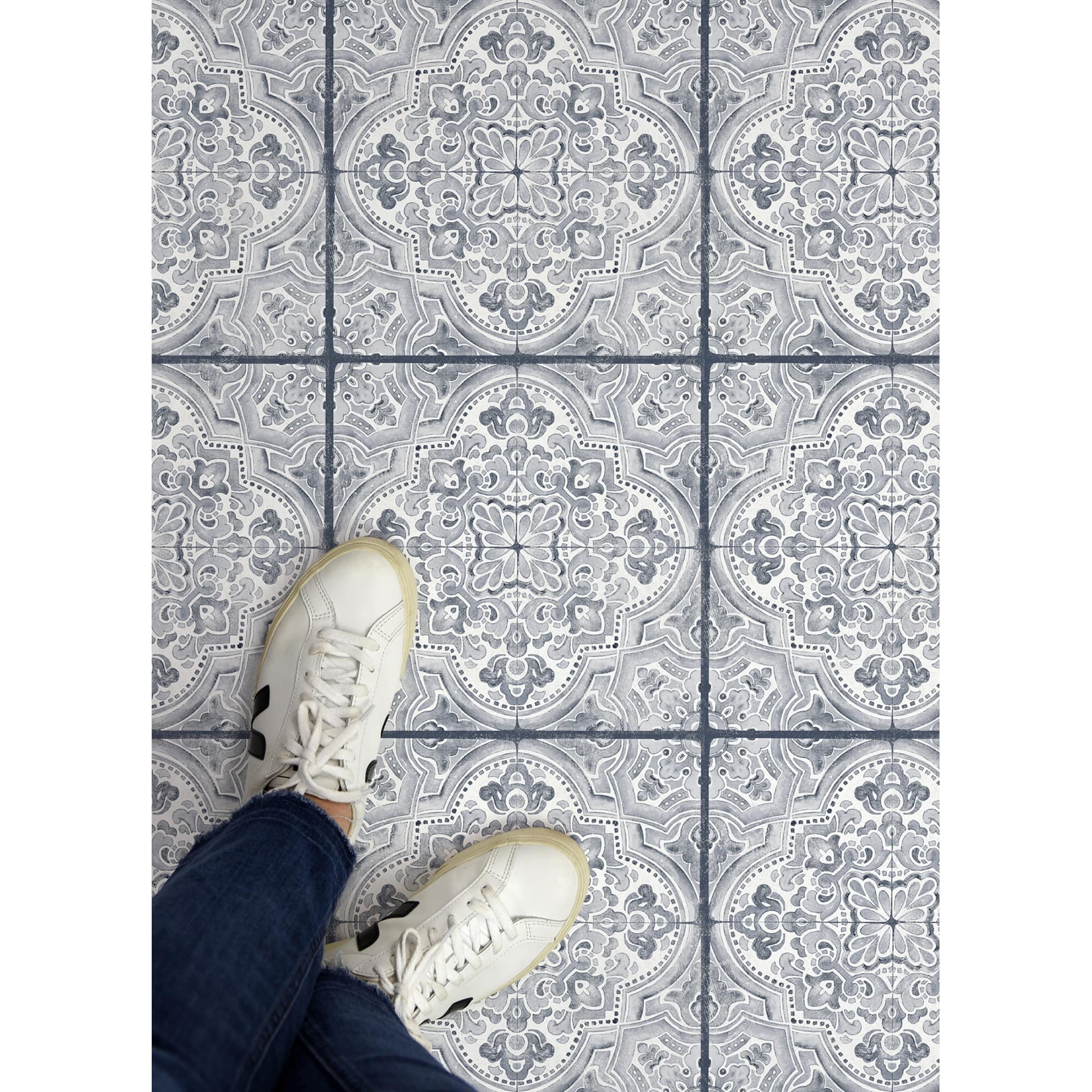 FloorPops Hastings Peel & Stick Floor Tiles